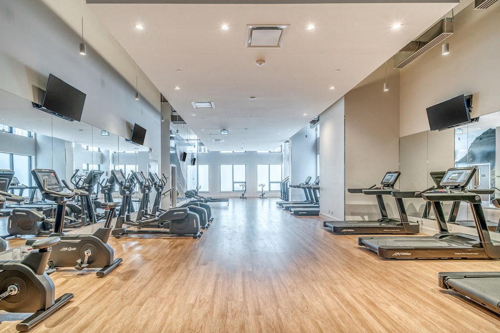 Fitness Center With Modern Equipment at BLVD Beltline, Calgary, T2G 2K4