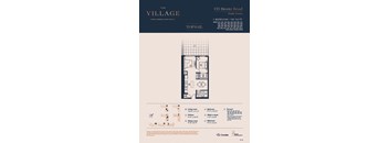 1A Floor Plan at The Village, Oakville, ON