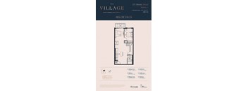 1J Floor Plan at The Village, Oakville, Ontario