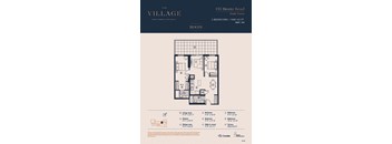 2A Floor Plan at The Village, Oakville, ON