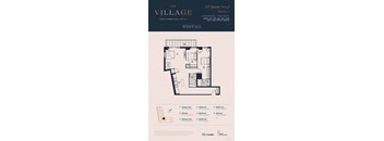 2AP Floor Plan at The Village, Oakville, Ontario