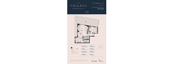 2AU Floor Plan at The Village, Ontario
