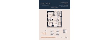 the village villas villa 1 bedroom floor plan