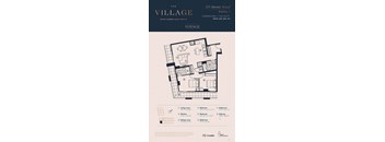 2I Floor Plan at The Village, Oakville, ON, L6L 0H1