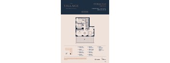 2K Floor Plan at The Village, Oakville