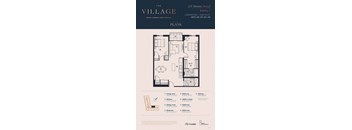 2Q_Plank Floor Plan at 125 Bronte Village, Oakville