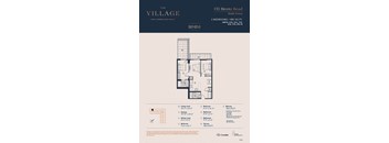 2R Floor Plan at The Village, Oakville