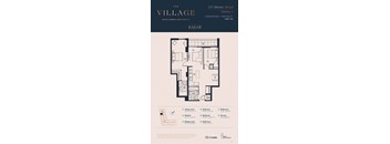 2U_Radar Floor Plan at 125 Bronte Village, Oakville, ON