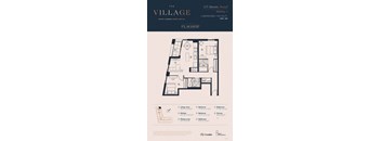 2W_Flagship Floor Plan at 125 Bronte Village, Oakville, Ontario