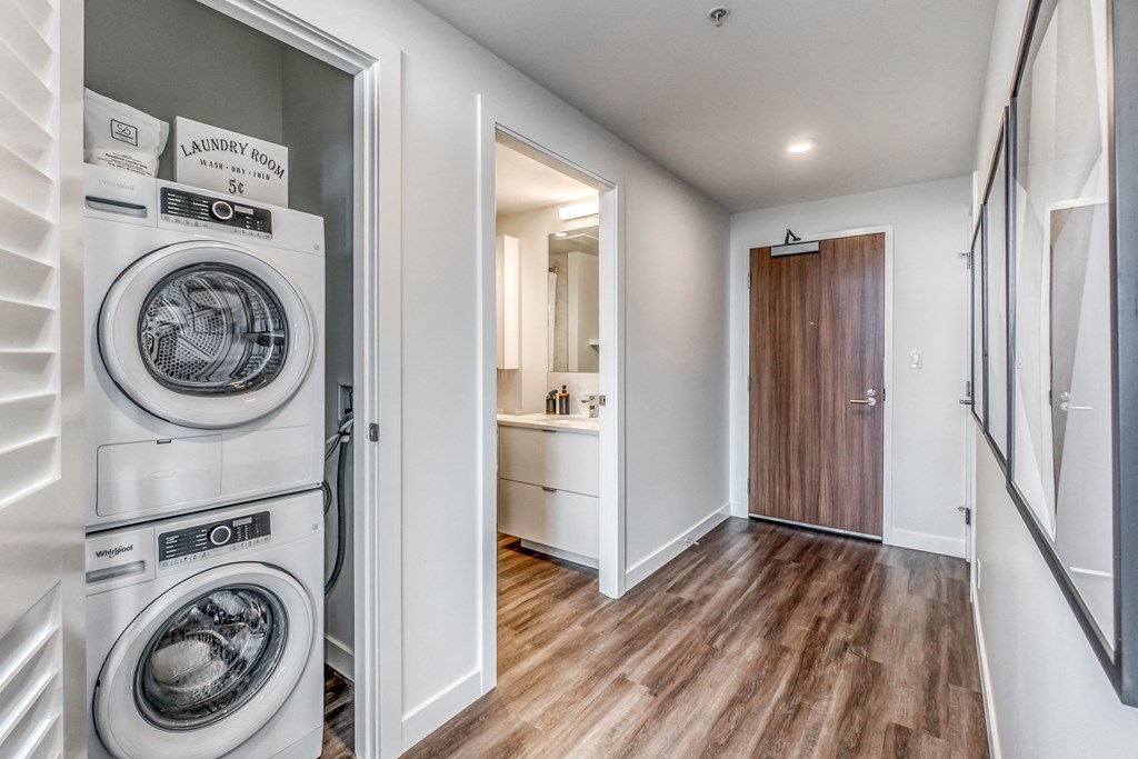 Stacked Washer/Dryer at BLVD Beltline, Calgary, AB