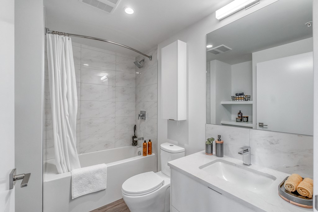 Modern Bathroom Fittings at BLVD Beltline, Calgary, AB, T2G 2K4