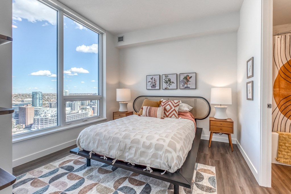 Beautiful Bright Bedroom With Wide Windows at BLVD Beltline, Calgary, AB, T2G 2K4