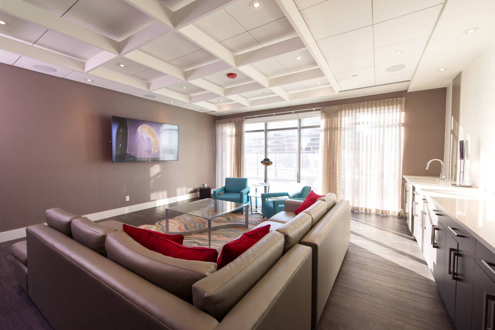 Media Lounge Versus Condo Rental