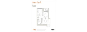 North - A Floor Plan at BLVD Beltline, Alberta