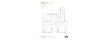 North - G Floor Plan at BLVD Beltline, Calgary