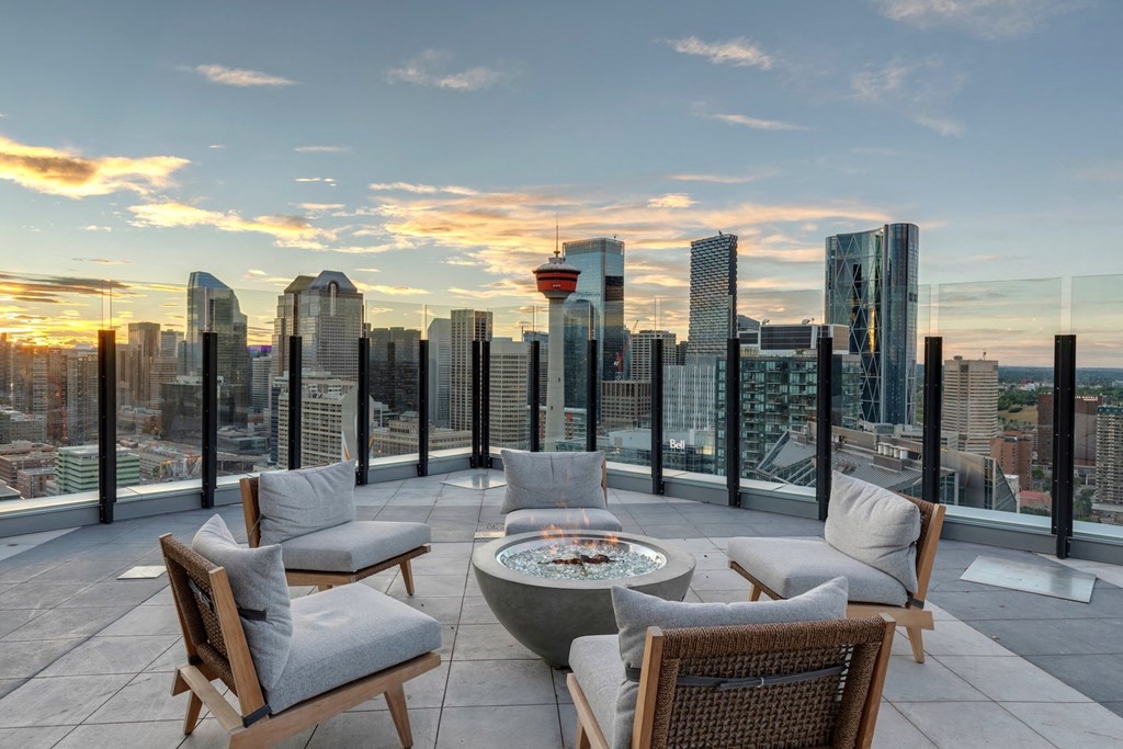 Rooftop Patio at BLVD Beltline, Calgary, Alberta