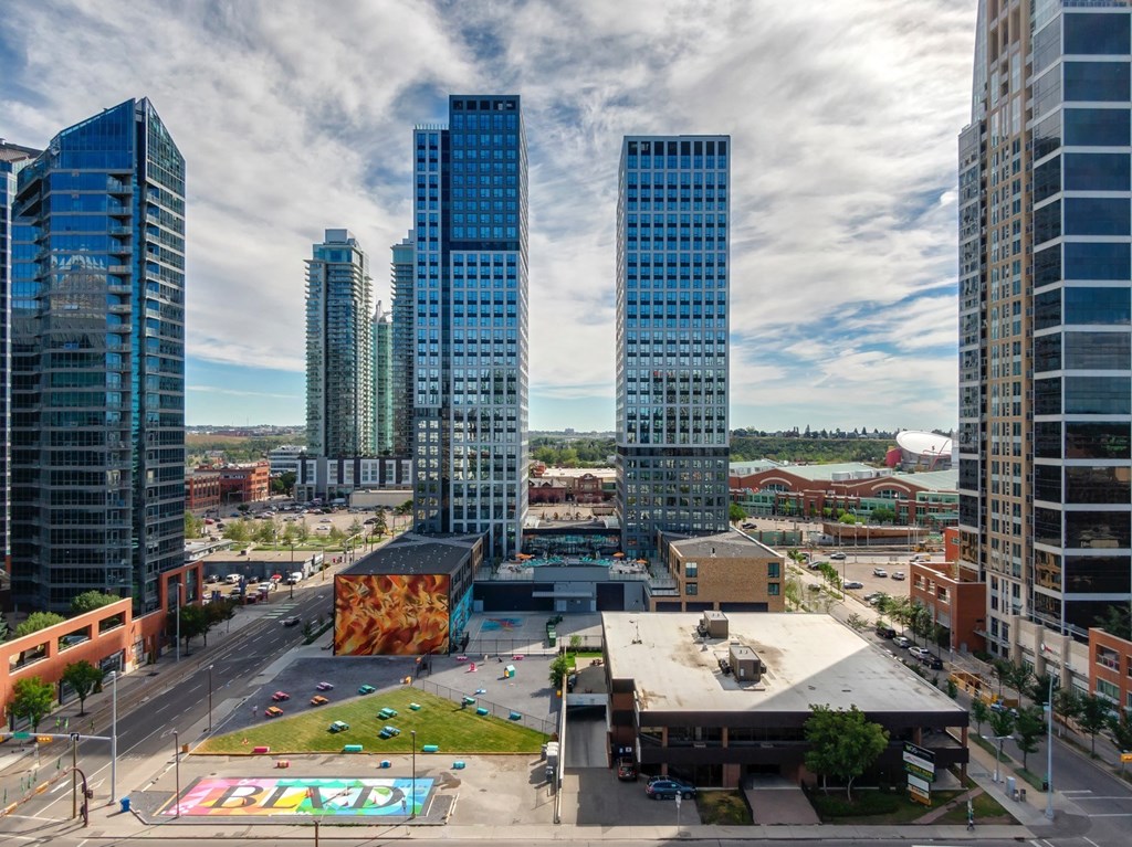Apartment Building Exterior at BLVD Beltline, Calgary, AB