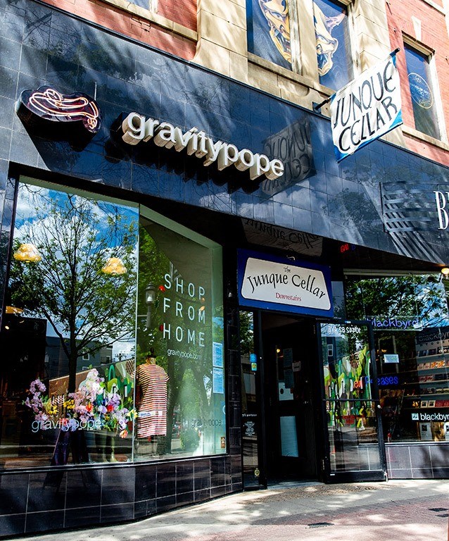 Gravity Pope Junque Cellar Shops and Boutiques Whyte Ave at Southpark, Edmonton