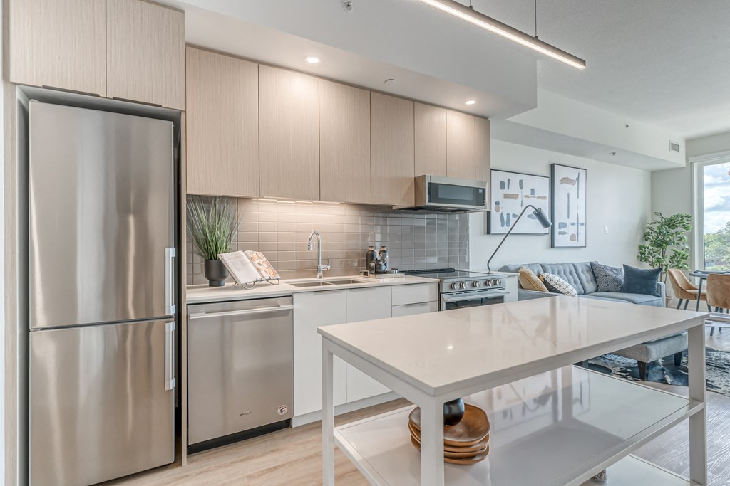 Efficient Appliances In Kitchen at Southpark, Edmonton, Alberta
