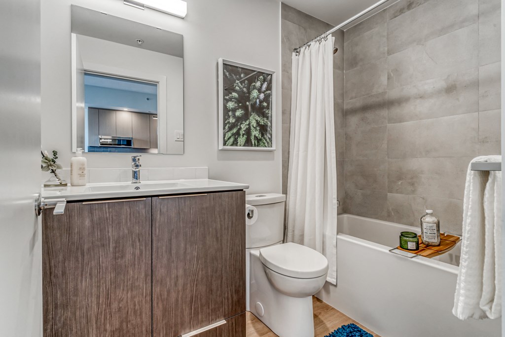 Custom Look Bathroom at Southpark, Edmonton, T6E 3S3