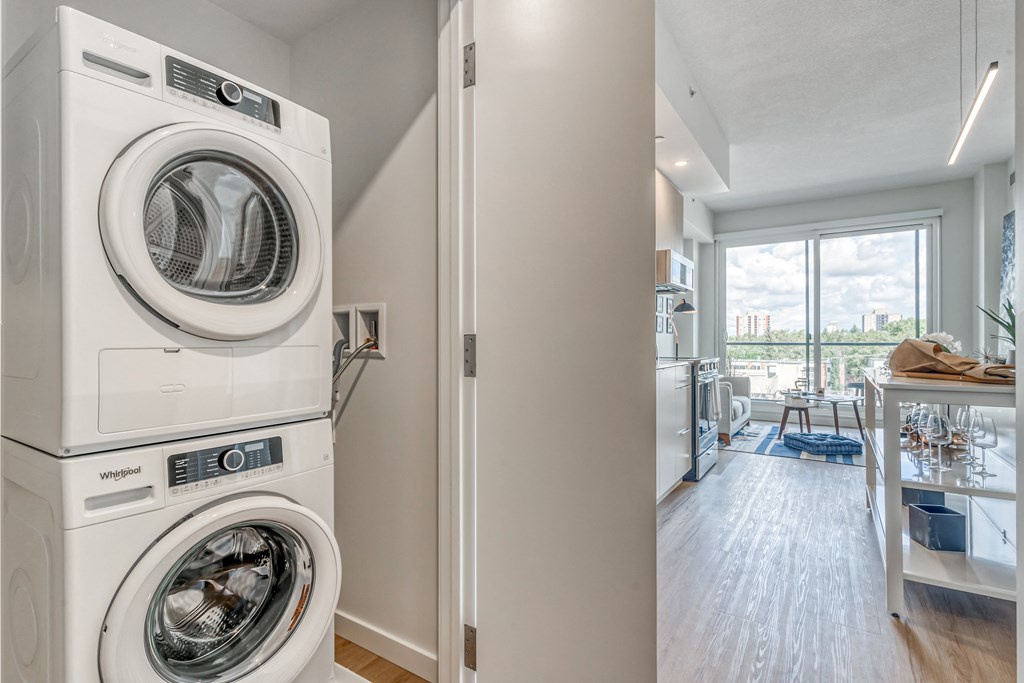Stacked Washer/Dryer at Southpark, Alberta