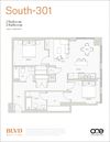Floorplan South-301 Floorplan South-301 at BLVD Beltline, Alberta