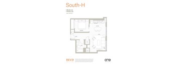 Floorplan South H at BLVD Beltline, Alberta