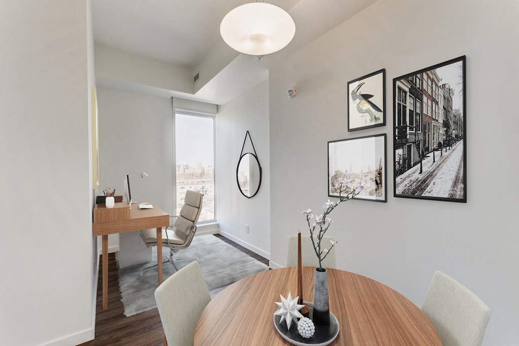 Modern Dining Room at Southpark, Edmonton, Alberta