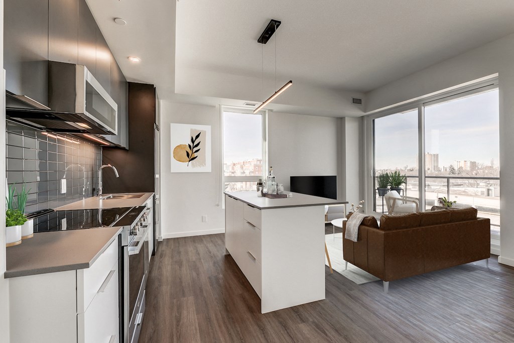 Wood Floor Dining Room at Southpark, Edmonton, AB
