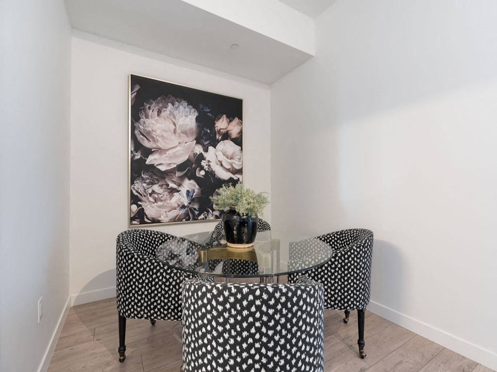 a view of a lobby with a glass ceiling and at The Village, Oakville, ON