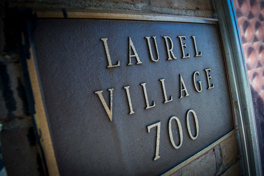 Laurel Village Apartments Building 700 Signage