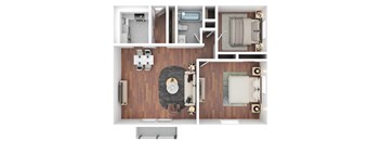 Two Bedroom Floor Plan