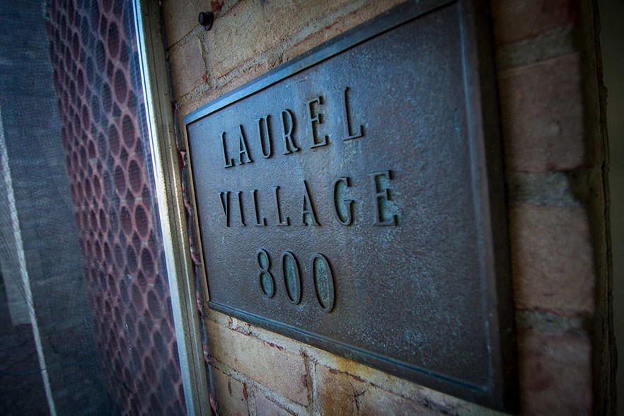 Laurel Village Apartments Building 800 Signage