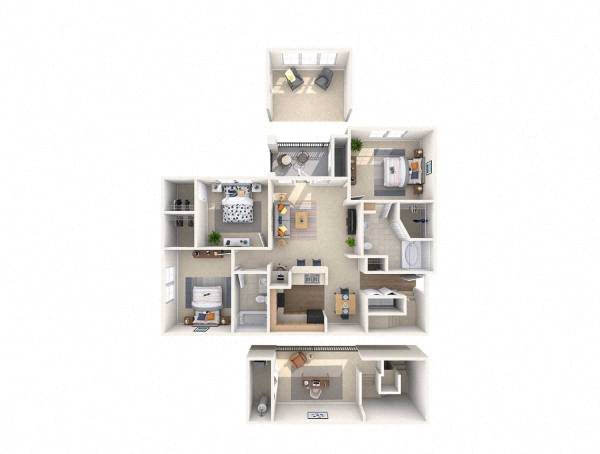 Floor Plans of Bristol Village at Charter Colony in
