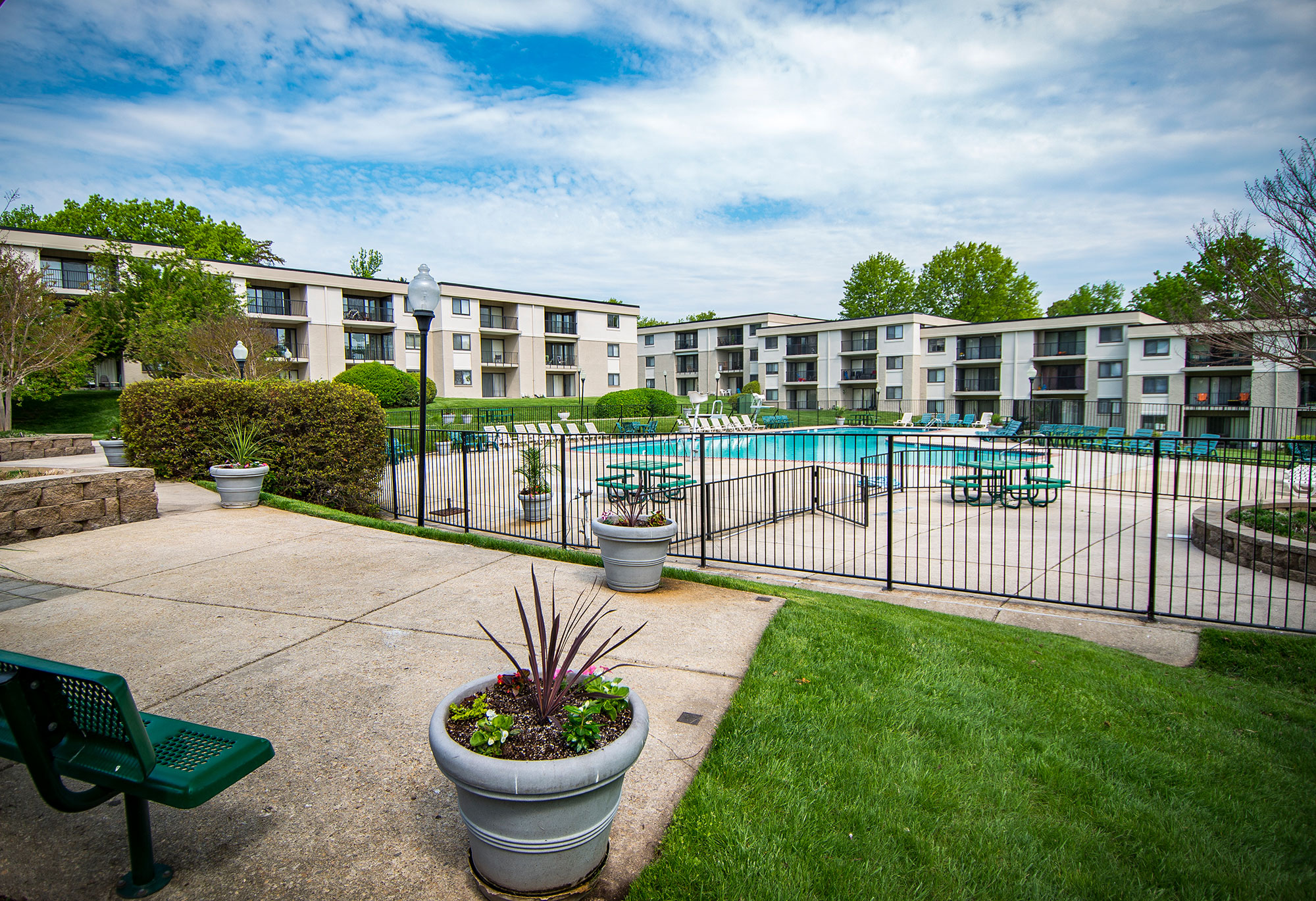 Ashley Apartments Pool Deck Patio View Photo