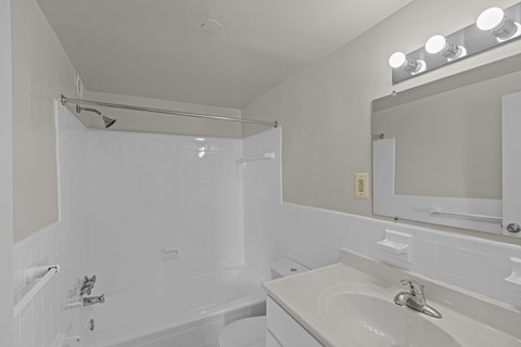 Bathroom With Oval Tub at Kensington House, Kensington, MD