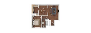 Oak Ridge Apartments Floor Plan Style 4