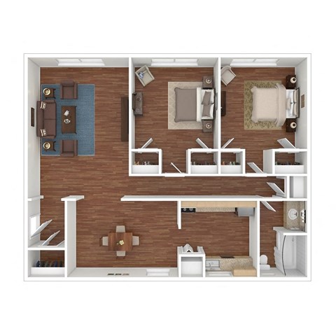 Oak Ridge Apartments Floor Plan Style 5L