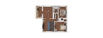Oak Ridge Apartments Floor Plan Style 5S
