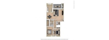 Two Bedroom floor plan