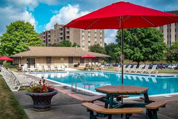 Laurel Village Apartments Pool 01