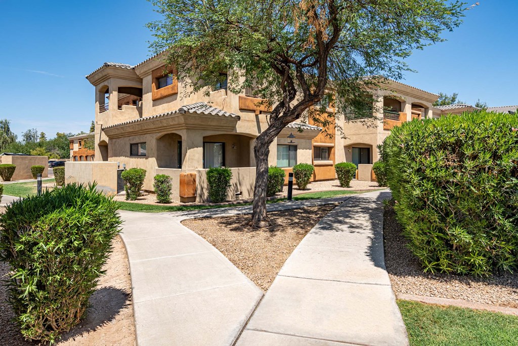 Exterior Porch at Sereno Townhomes, Glendale, AZ