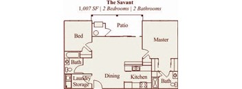 The Savant - starting at $1,050/mo.