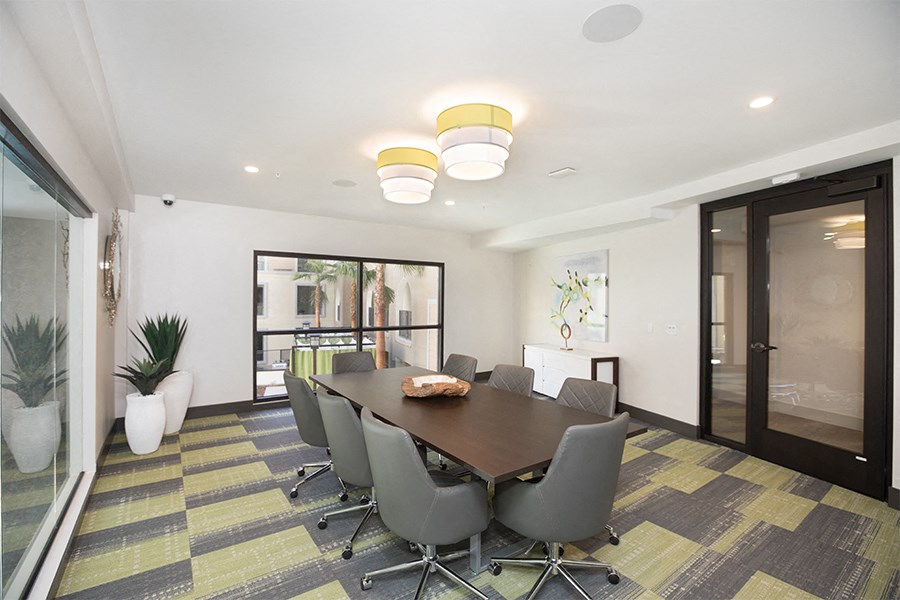 Luxury apartment homes in Brea, CA - Joule La Floresta - conference room
