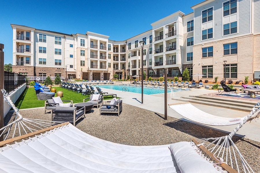 Briley - apartments in Matthews, NC - outdoor lounge