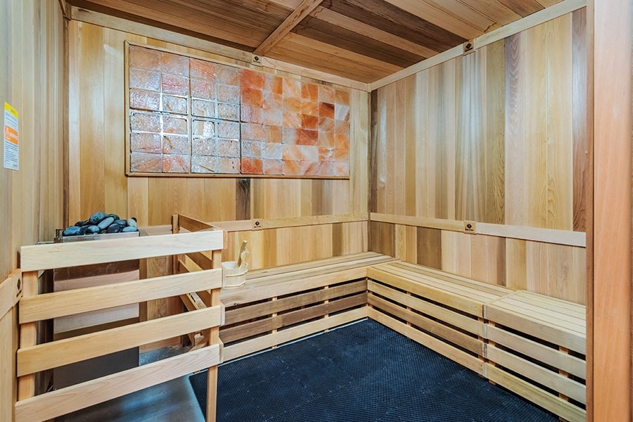 Relax in our steam sauna after a good workout