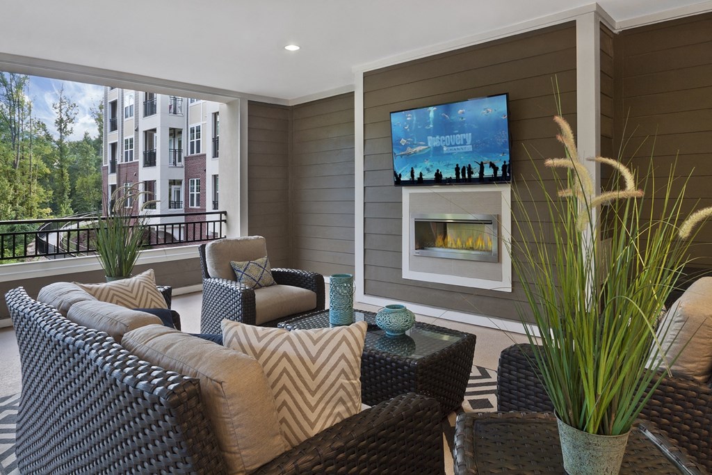 Marshall Park - Raleigh, NC - fireside lounge