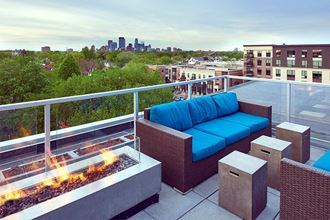 Rooftop Apartments for Rent in Minneapolis, MN | Flux Apartments | SkyDeck downtown views - Photo Gallery