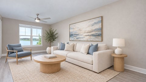 Lake Vue Apartments | Orlando, FL | Living room