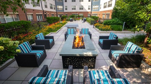 Apartments near Malden Center | Malden Square Apartments | Fire pit